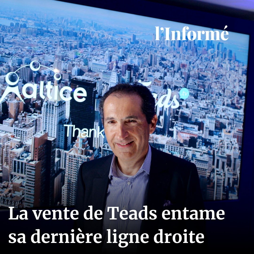 LInforme_'s tweet photo. 💰 La vente de Teads entame sa dernière ligne droite, révèlent @jamalhenni et @Aroun_Benhaddou
La régie publicitaire en ligne, propriété de Patrick Drahi, intéresse de grands fonds américains. Mais avec une valorisation inférieure aux attentes.
https://t.co/eZZhOvN02w https://t.co/Eon4FXSA1E