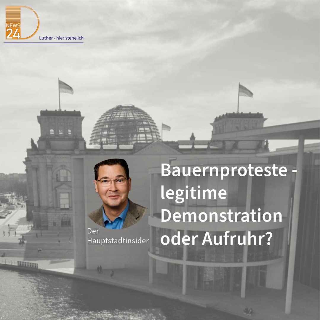 DNEWS24Medien's tweet photo. #JanPeterLuther #RosaLuxemburg #SahraWagenknecht #Ampelregierung
#Luther – hier stehe ich! Der #DNEWS24TVPodcast.
#BAUERNPROTESTE – LEGITIME #DEMONSTRATION ODER #AUFRUHR? HAUPTSTADTINSIDER JAN PETER LUTHER
#Hauptstadtinsider Jan Peter Luther in #DNEWS24
https://t.co/emgFl4VOC3 https://t.co/ZM4DWbTpTS