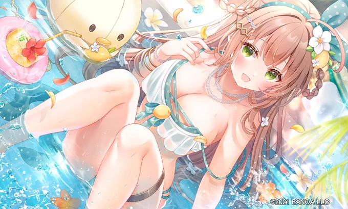 遅くなりましたが、鈴鹿御前(スパリゾート)のイラストを担当させて頂いてます～ #エンジェリックリンク #エンクリ