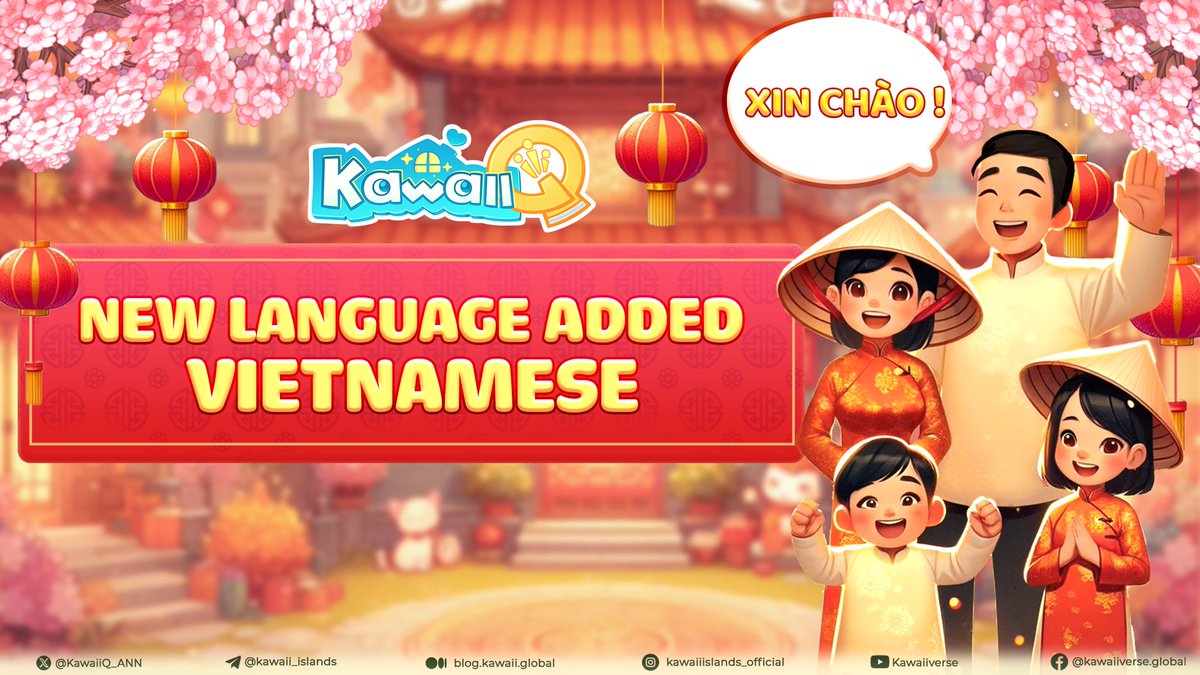 KawaiiQ_ANN's tweet photo. 👋Xin chào Việt Nam!

🇻🇳KawaiiQ latest version with 𝐕𝐢𝐞𝐭𝐧𝐚𝐦𝐞𝐬𝐞 𝐥𝐚𝐧𝐠𝐮𝐚𝐠𝐞 𝐚𝐝𝐝𝐞𝐝 is now available on 𝗚𝗼𝗼𝗴𝗹𝗲 𝗣𝗹𝗮𝘆 &amp; 𝗔𝗽𝗽𝗦𝘁𝗼𝗿𝗲:
👉https://t.co/BjbTZrIrhf👈

🤩Additional language choices will soon be available! Which one are you looking for? https://t.co/yjAbeIzUBS