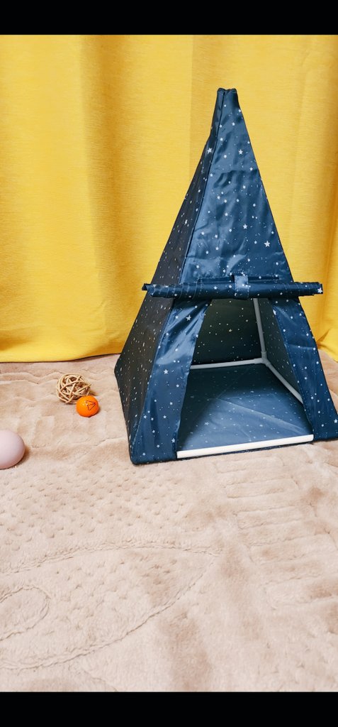 okioki3922's tweet photo. ダイソーで買ったペット用テント⛺
気に入ってくれたみたいで
飼い主は喜んでおります✨ https://t.co/iHeccINeKP