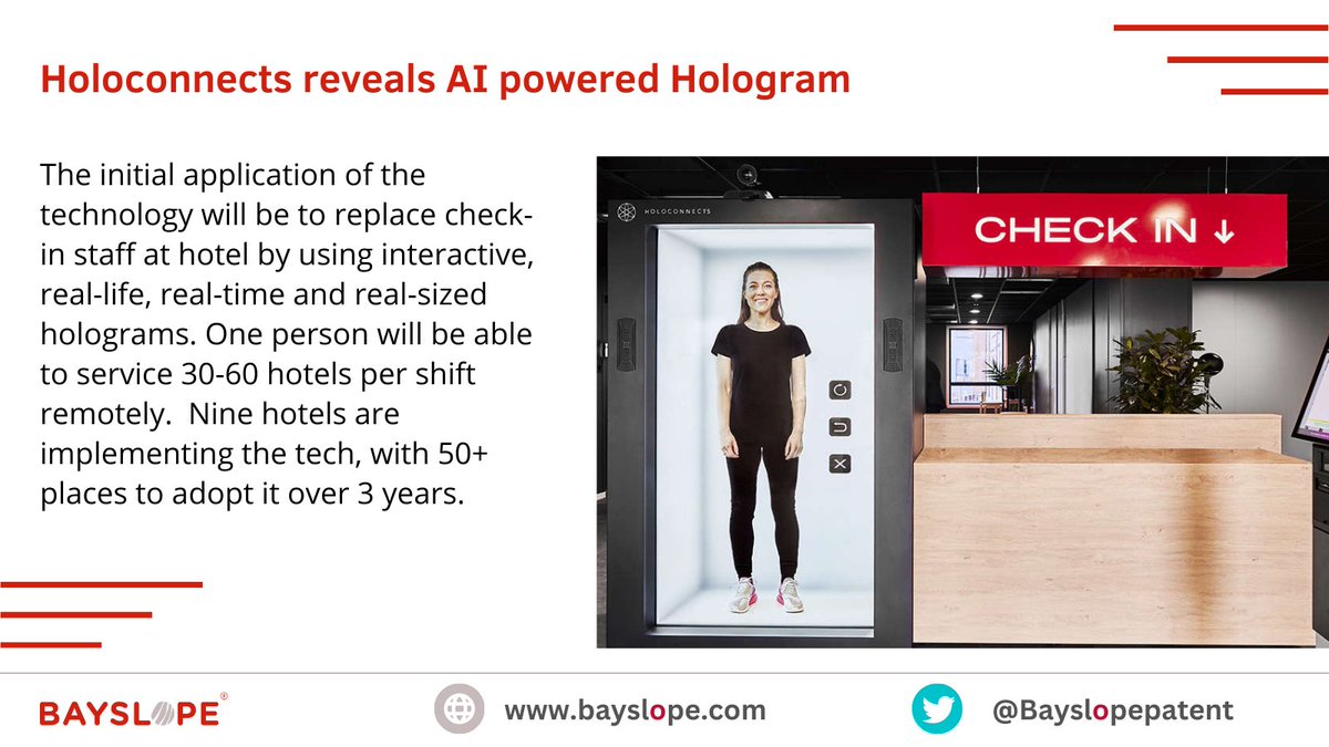 Bayslopepatent's tweet photo. Holoconnects unveils AI-powered hologram.
#Holoconnects #AIHologram #TechInnovation #FutureTech #HolographicTechnology #ArtificialIntelligence #CuttingEdgeTech #VirtualReality #AugmentedReality #TechTrends https://t.co/GN0AaaRmd1