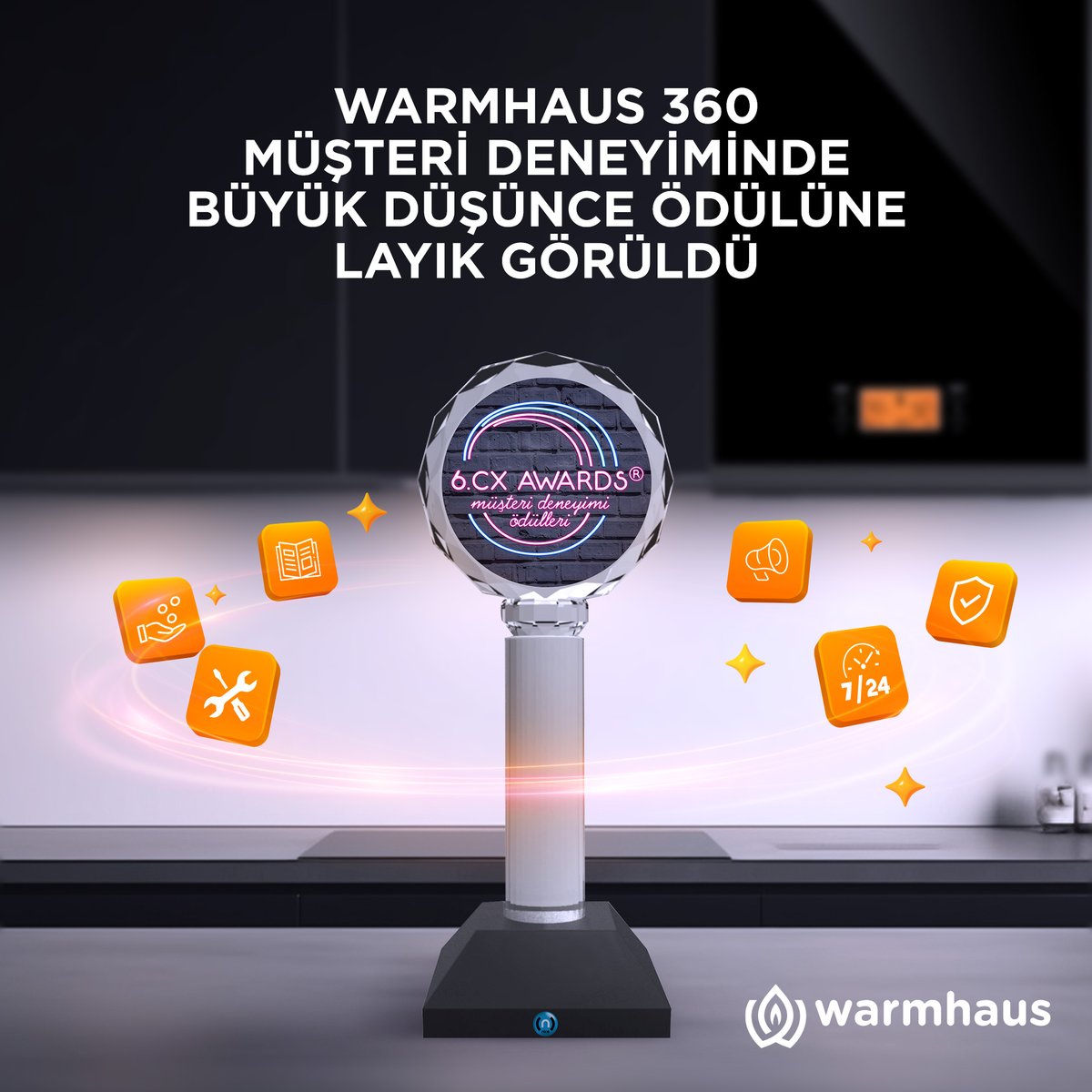 Warmhaus 360 tüketici aplikasyonumuz, 6. CX AWARDS TURKEY Dijital Müşteri Deneyimi Kategorisinde “Büyük Düşünce Ödülü” almaya hak kazandı. Durmaksızın geliştirdiğimiz teknolojimizle müşterilerimiz için Bi’ Başka Gelecek Mümkün.

#Warmhaus #BiBaşkaGelecekMümkün