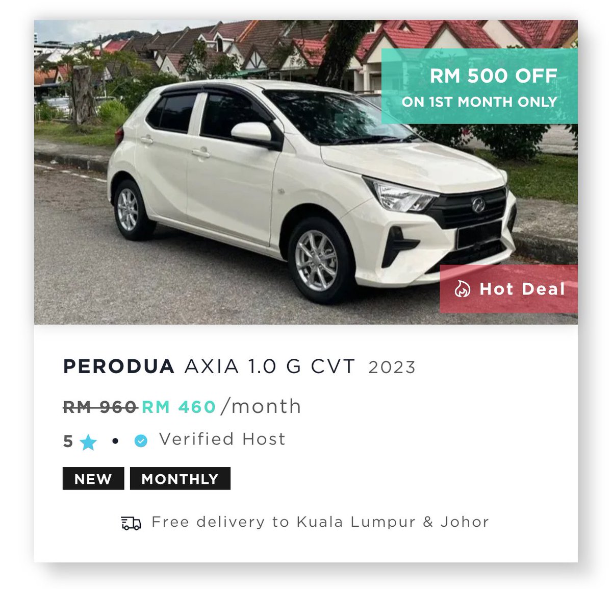 Buat apa beli kereta kalau boleh sewa je tiap bulan?