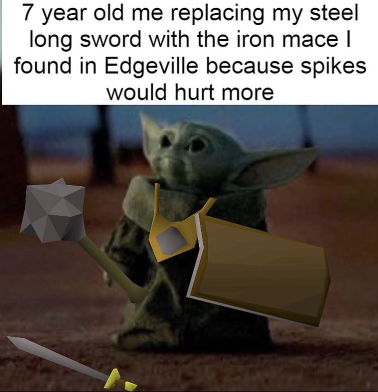 osrsmemess's tweet image. Lmao 😭