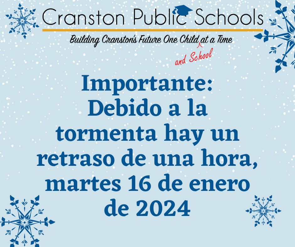 Cranston School Dept tweet media