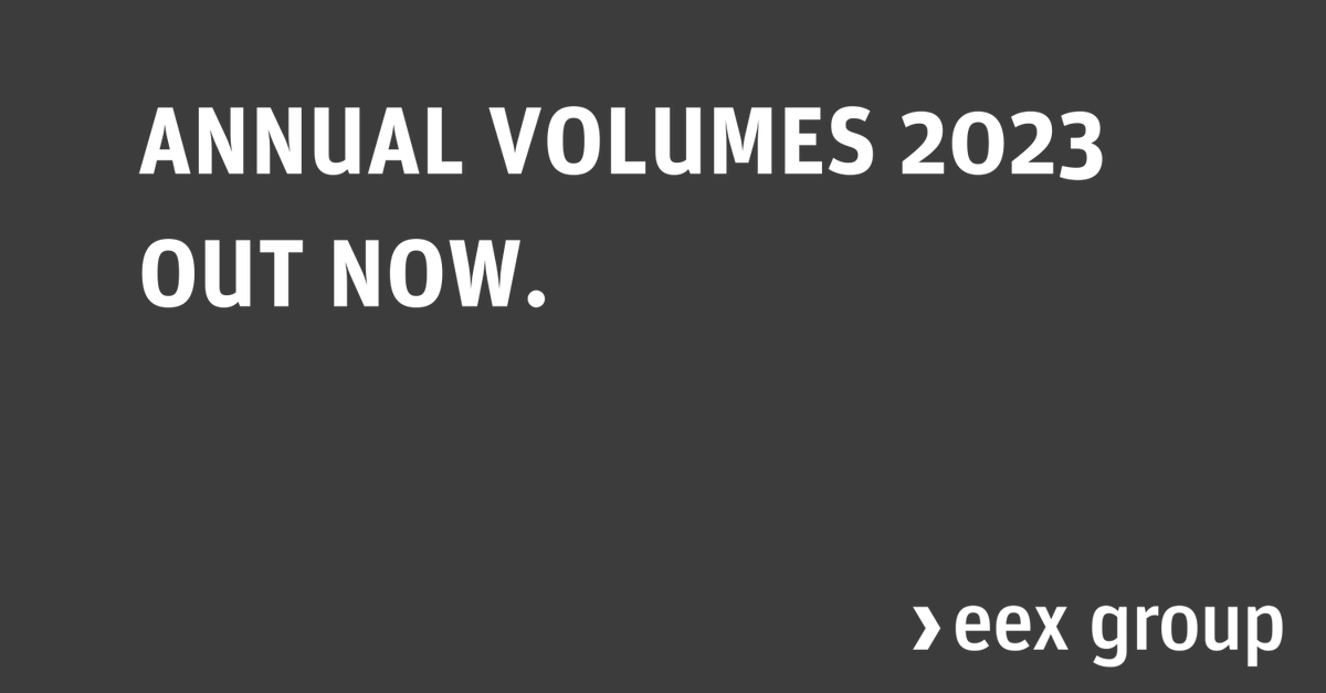 In 2023, trading volumes across the various markets of EEX Group have seen significant #growth again.

Read more here 👇

tinyurl.com/3xuumfvt

#BuildingMarketsTogether #WeGotThePower