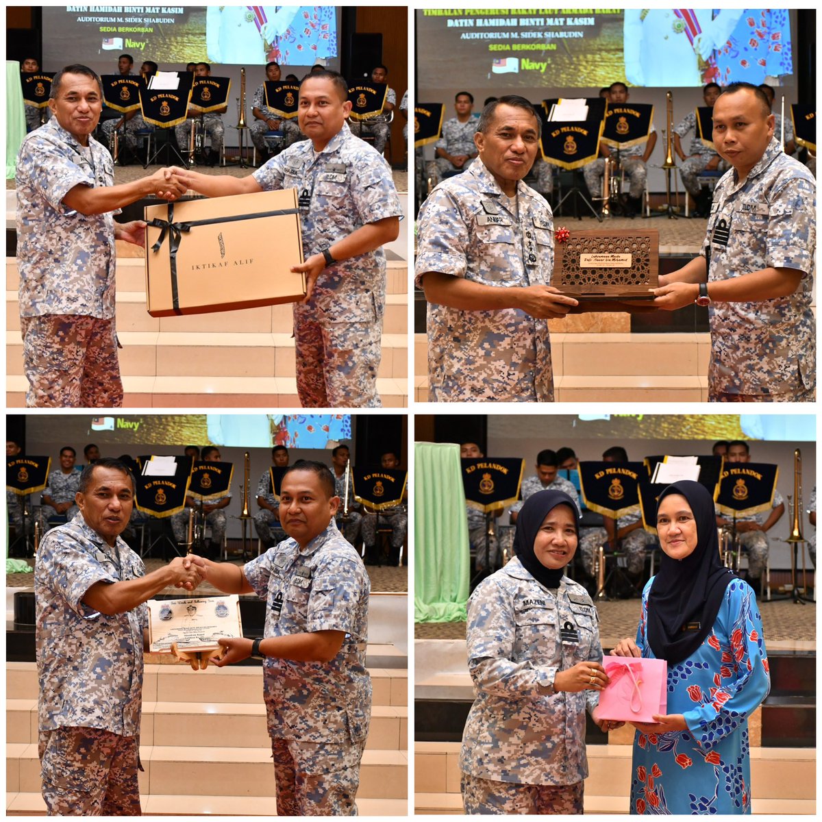 MPLD_TLDM's tweet photo. Majlis Ramah Mesra sempena Penghargaan kepada YBhg Panglima Pendidikan dan Latihan di Dewan M.Sidek Shabudin bersama warga MPPL TLDM dan UBN. Terima kasih atas segala jasa bakti sepanjang berkhidmat di MPPL TLDM.

#FWFS

@am9166 
@AzharAdam20 https://t.co/YzbG74jr8w