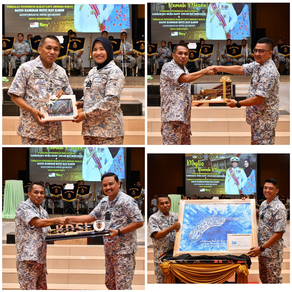MPLD_TLDM's tweet photo. Majlis Ramah Mesra sempena Penghargaan kepada YBhg Panglima Pendidikan dan Latihan di Dewan M.Sidek Shabudin bersama warga MPPL TLDM dan UBN. Terima kasih atas segala jasa bakti sepanjang berkhidmat di MPPL TLDM.

#FWFS

@am9166 
@AzharAdam20 https://t.co/YzbG74jr8w