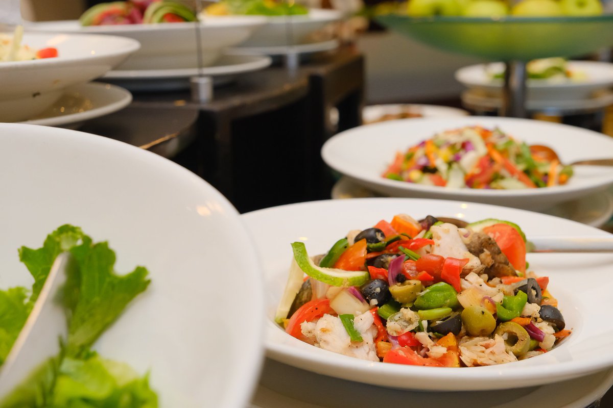 FourPointsLagos's tweet photo. Indulge in a mouthwatering treat at the Brazzerie Restaurant, where a sumptuous lunch buffet awaits daily from 12:30pm.

Our buffet is available for in-house and walk-in guests seeking a delectable dining experience!

For table reservations;
Call or WhatsApp 09053892595 https://t.co/NYi7ufVeAI