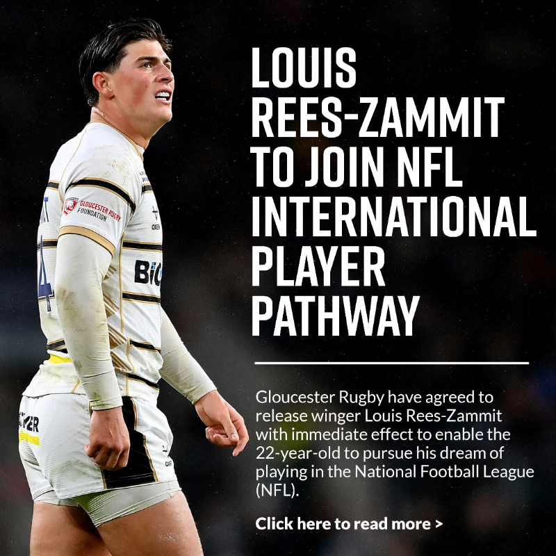 gloucesterrugby's tweet photo. 𝗖𝗟𝗨𝗕 𝗦𝗧𝗔𝗧𝗘𝗠𝗘𝗡𝗧

Louis Rees-Zammit to join NFL International Player Pathway. 

Read the full story 👇