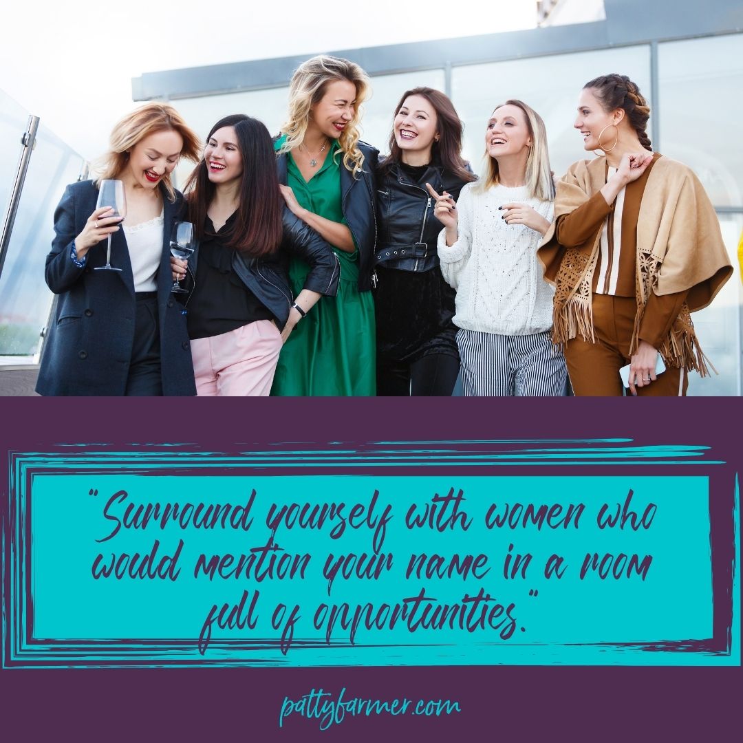 #TipTuesday “Surround yourself with women who would mention your name in a room full of opportunities.”
 Do you agree?