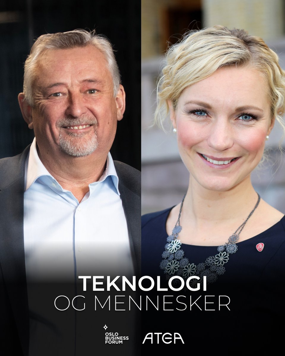 NY episode: Slik skal digitaliseringsministeren få sving på Norge 🚀 En samtale mellom digitaliseringsminister Karianne Tung og konsernsjef @stesonst i Atea 👇 Apple Podkaster: podcasts.apple.com/no/podcast/tek… Spotify: open.spotify.com/episode/6yKoYb… @digidep #digitalisering #podkast