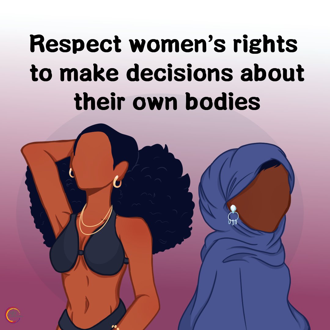 GBVnet's tweet photo. Every woman has the right to make free and informed choices and control her sexual and reproductive health and life, free from coercion, violence, discrimination and abuse.

#PreventGBV #EndVAW https://t.co/2V1wOrijbg
