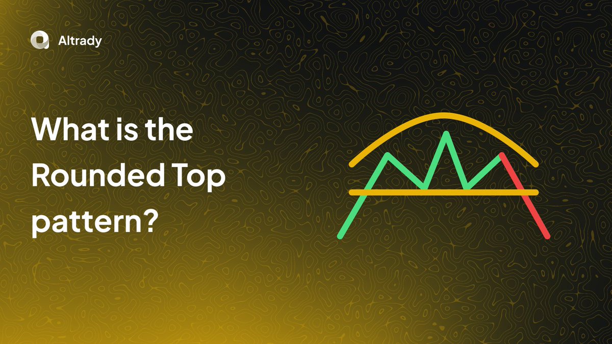 altradyapp's tweet image. 🚩🔍 Often resembling an inverted "U," the Rounded Top is a bearish reversal pattern signaling a potential trend change.

🎯 Use Rounded Top's confirmation as a signal to exit long positions or consider short positions. 

💡 Find out more.
ow.ly/njOA50Qraxk

 #RoundedTop