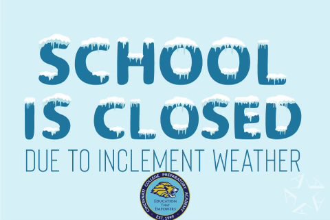 CCPALionPride's tweet photo. Due to the inclement weather conditions, CCPA will be closed today, January 16th  For further info please see CCPA website or local news channels. https://t.co/kzdHrxh6pH