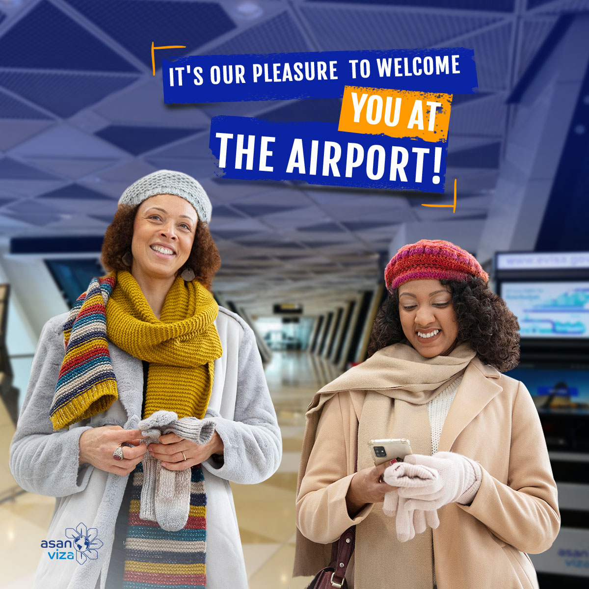 asanvisa's tweet photo. 🚀 We are happy to welcome you at the airport! ✈️

After a tiring journey, we look forward to welcoming you and showing you our hospitality right here. 🌍🤝

You can get a visa in 3 steps.

Application 📱 Payment 💳 Download 📲 https://t.co/bHhcwJlIUj https://t.co/MEzXoqvdHt