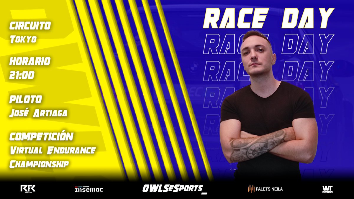OWLS eSports 🦉🇪🇦 (@owlsesports_) on Twitter photo Nos vamos a las calles de Tokyo 🇯🇵 y en el BMW se sube <a href="/joseart19/">OWLS_JoseArt19</a> dispuesto a hacer un gran papel y defender el liderato del Grupo A! 
En directo a partir de las 20:30 ⬇️
Twitch.tv/Alejandro_Garn…
youtube.com/@MACH25gaming Nos vamos a las calles de Tokyo 🇯🇵 y en el BMW se sube <a href="/joseart19/">OWLS_JoseArt19</a> dispuesto a hacer un gran papel y defender el liderato del Grupo A! 
En directo a partir de las 20:30 ⬇️
Twitch.tv/Alejandro_Garn…
youtube.com/@MACH25gaming