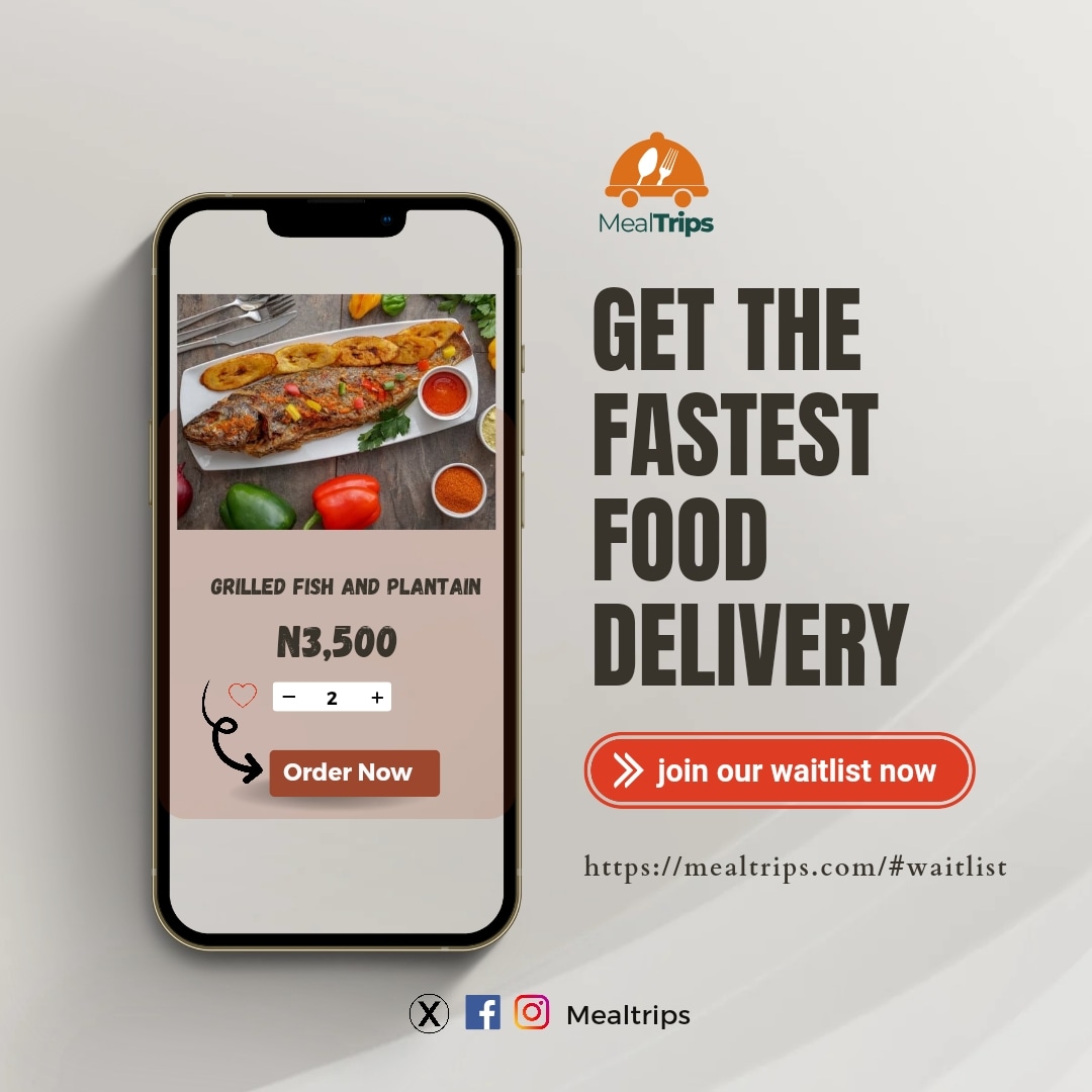 mealtrips's tweet photo. Savor the convenience of fresh flavors delivered to your doorstep with just a tap. 
.
.
Join our waitlist today and get exclusive deals when we launch. 
.
.
Click on the link in our bio now!!!

#Emmys2024 #Trump2024 #delivery https://t.co/EciDiEcUbm