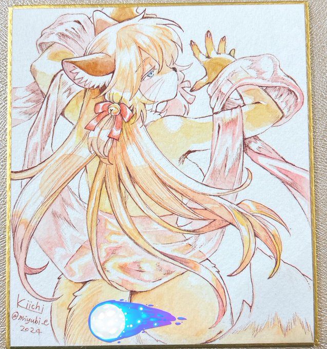 色紙イラストです💨 