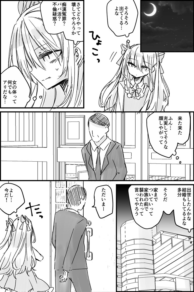 妻と離婚し一人酒に溺れて暮らす中年親父がTSして美少女になる話(10/14)