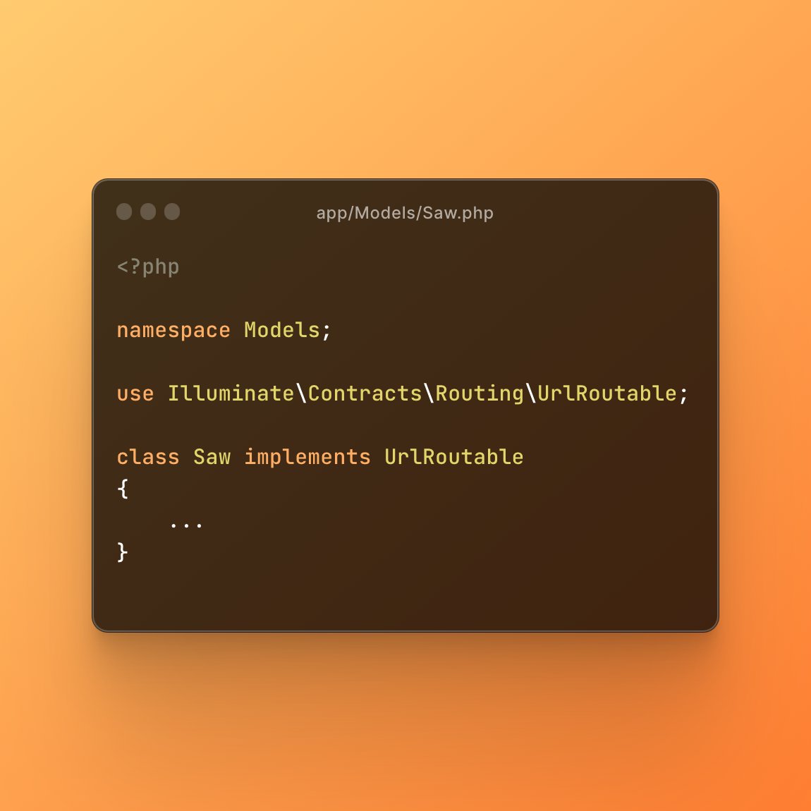 forsvunnet's tweet photo. #Laravel's implicit route binding isn't just for database models. Learn how to apply it to custom objects that lets you decouple the code from the database.
https://t.co/LNaEjeqmaH https://t.co/JNiPWydeZC