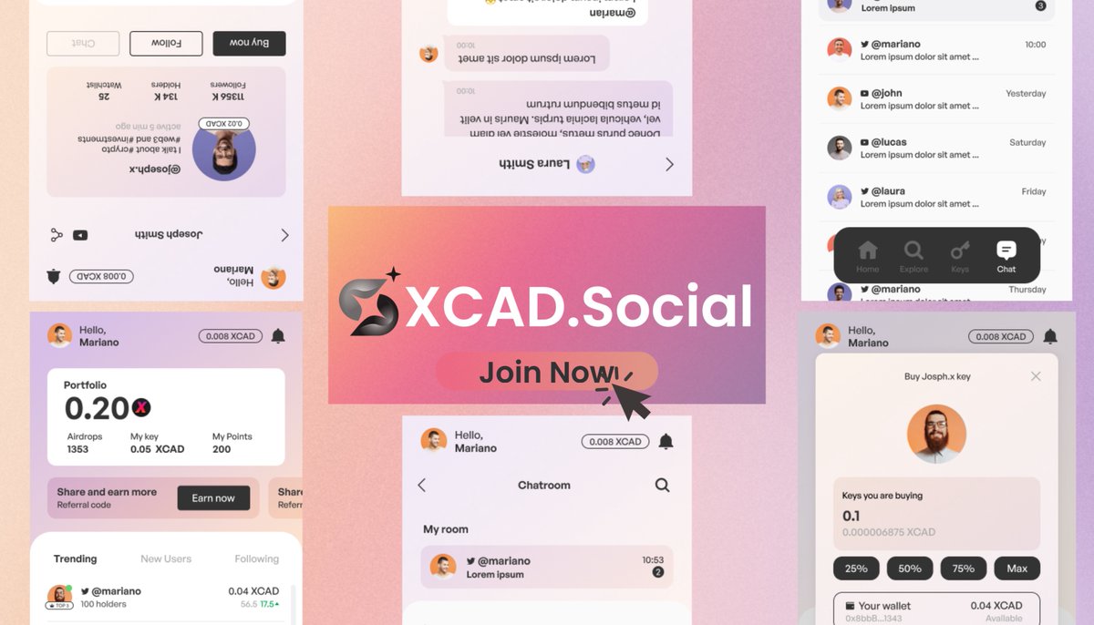 CryptoBagMan99's tweet photo. @mofo1227 Tagging https://t.co/rkmkEPEgo4! Witness a thriving user base shortly after launch. It's not just a platform; it's a sneak peek into the realm of potential success. #XCAD #SocialFi https://t.co/J6yRKdX2Gx