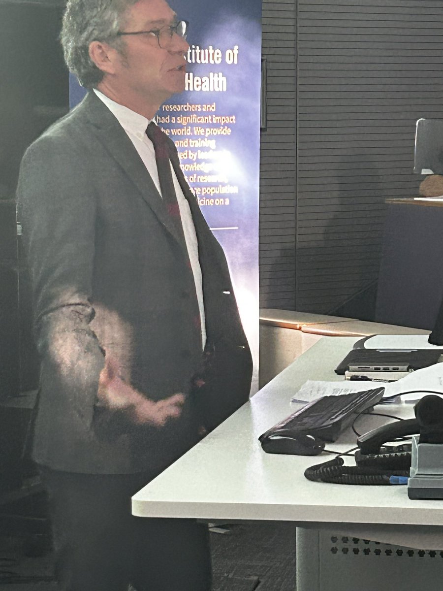 petersasieni's tweet photo. Richard Neal @richarddneal “impossible is nothing” - the NHS-Galleri trial. #CCSPEDshowcase. @GrailBio @NHSDigital #CPTU https://t.co/RLusKONTC4