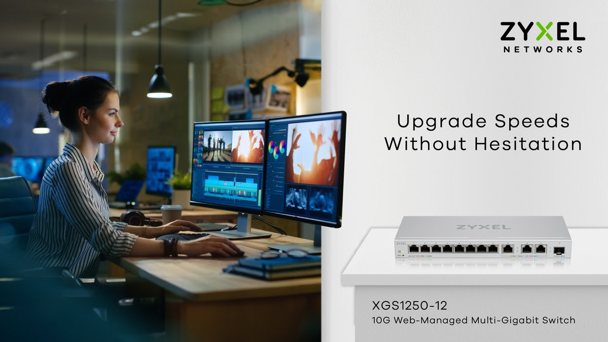 IndiaZyxel's tweet photo. #newrelease #Availablenow #buyOnAmazon
✨ Introducing Zyxel XGS1250-12 Multi-Gigabit Switch! ideal for multimedia streaming, wireless connectivity 📶, IoT. Upgrade to the future of connectivity! 💻 https://t.co/dusnNwuTiR
Buy on Amazon:- https://t.co/JaQAj3zpJ6
#Zyxel #india https://t.co/t5rv2x7qod