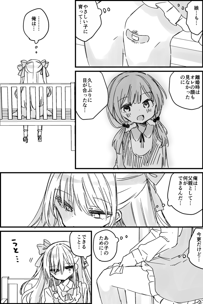妻と離婚し一人酒に溺れて暮らす中年親父がTSして美少女になる話(12/14)