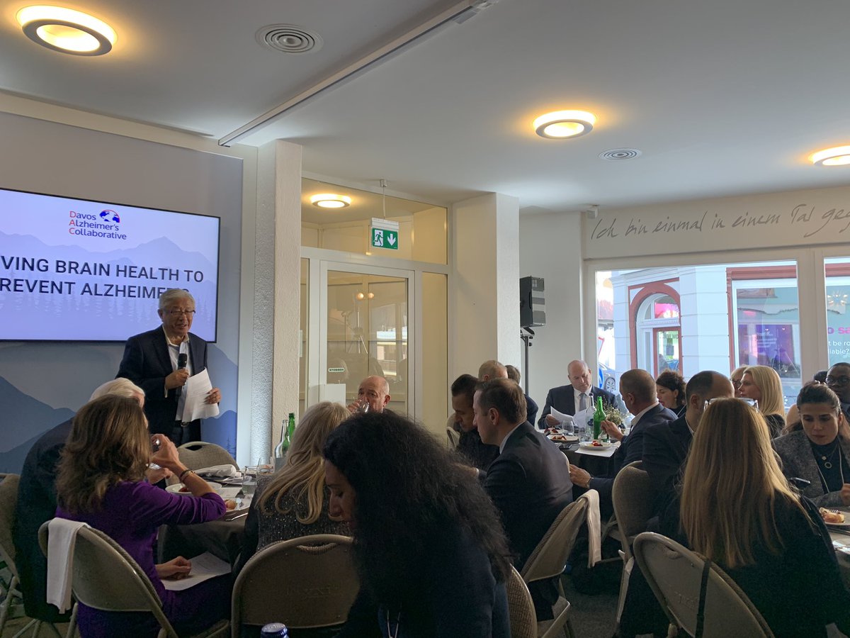 Brain Health is an imperative and there is an urgent need to strengthen global collaboration to meet the unmet needs associated to it, says Victor Dzau from US Academy of Medicine #BrainHealth #collaboration #Prevention #Research #Care #Davos2024