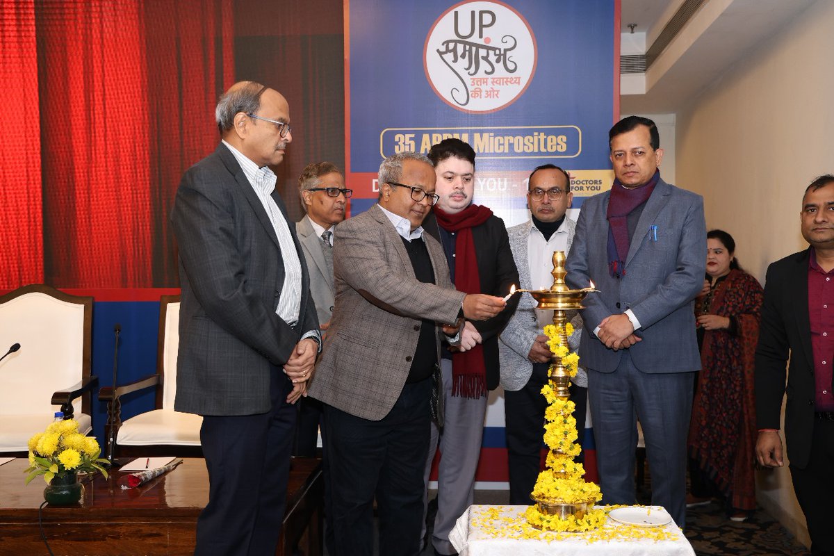 AyushmanNHA's tweet photo. 35 #ABDM_Microsites launched in UP!
Shri. Partha Sarthi Sen Sharma, Principal Secretary, Department of Medical, Health & Family Welfare, GoUP graced the UP Microsites launch event - Samarambh held in Lucknow on 15th Jan 2024.
#ABDM https://t.co/khIjYGCi4f