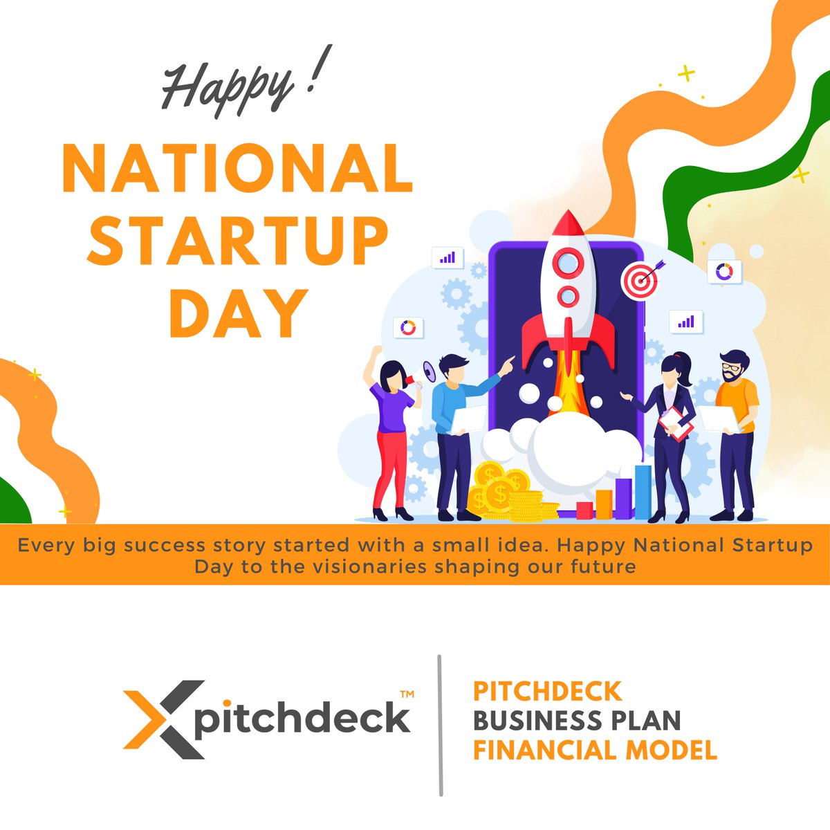 XPitchdeck's tweet image. Celebrating the relentless spirit of India's startup ecosystem, fueled by dreams that know no bounds. Happy National Startup Day 

#StartupSuccessStories #UnicornVentures #EntrepreneurialSpirit #Madeinindia #Xpitchdeck #nationalstartupday #india #startup #DareToDream