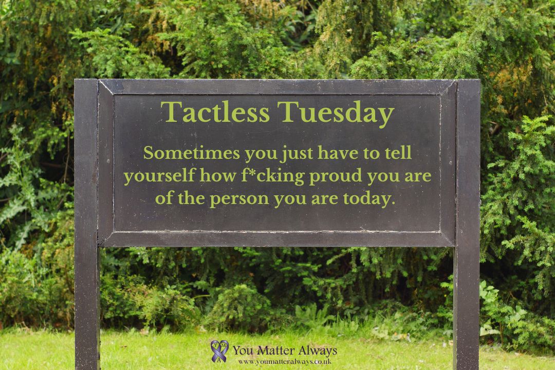 SuzieYMA's tweet photo. Hello you fabulous bunch, it's #TactlessTuesday time again. A message with some extra oomph to remind YOU of how important YOU are and how much YOU  matter...ALWAYS 💜💜💜 #YouMatterAlways #sayitasitis #stressrelief #sentenceenhancer #selfworth #selfbelief #knowyourworth https://t.co/Ys5XSFgNEt