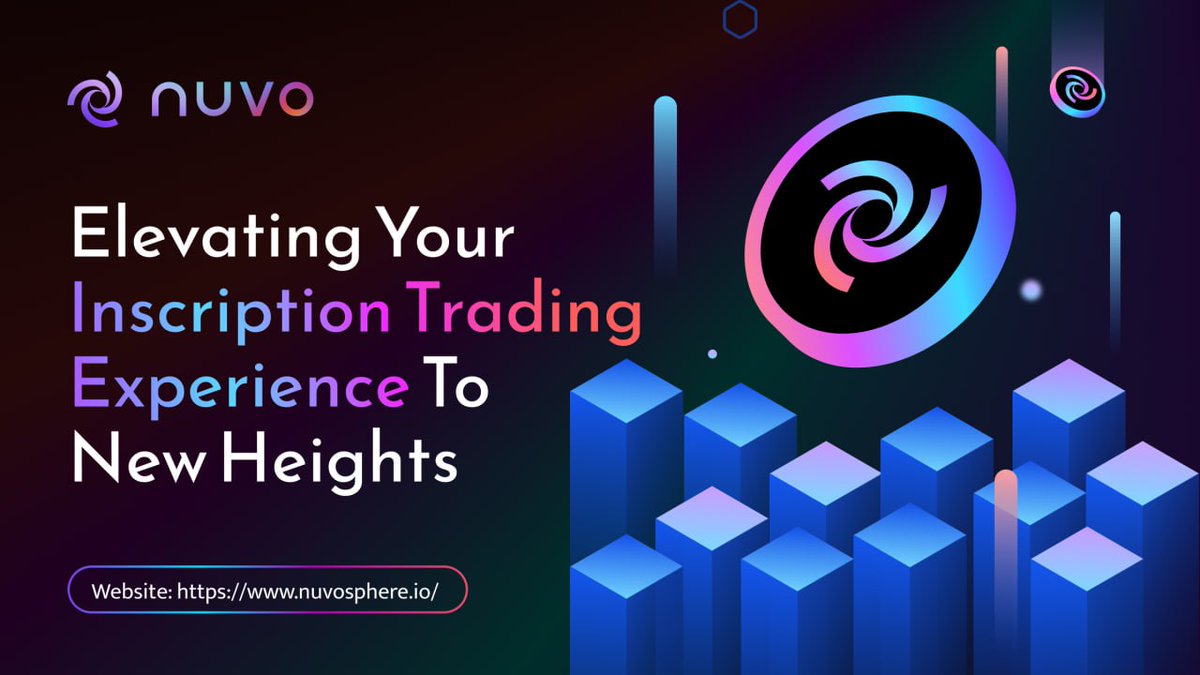 NUVO_Technology's tweet photo. #NuMarket brings inscriptions to life ‼️

🔀 Bridging Ethereum Layer 1 and Layer 2. Seamless asset movement, limitless possibilities.

👯 Engage with our #Nuvobadge system, where trading meets rewards and community matters.

#Nuscriptions #Nuvo #Metis #Inscriptions https://t.co/eKoqW0f0EV