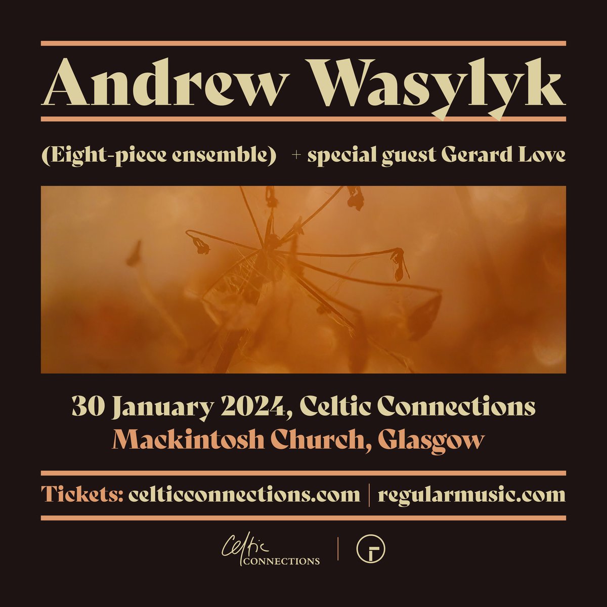 Tomorrow @A_Wasylyk takes his 8-piece ensemble to Salford for a live session with Riley & Coe. From 9pm. 🚨 Only around 20 tickets remain for their @ccfest gig on 30 Jan at the stunning @MackQueensCross. 🎟️ - seetickets.com/event/andrew-w…