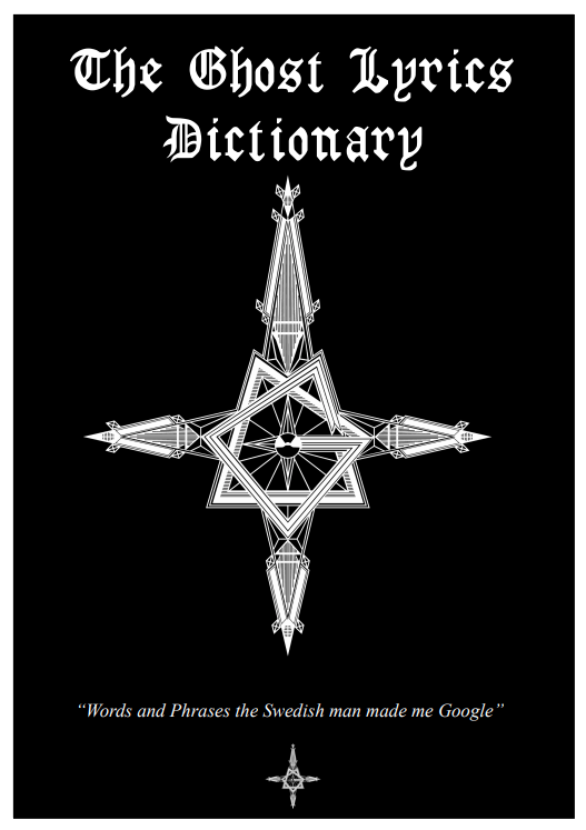 Alva_Ghoul's tweet photo. Anyway, I got bored of Tobias making me pull out a dictionary to look up lyrics so I made my own mini book.

For a guy whose first language is Swedish he knows a hell of a lot of English words that I've never heard of.

PDF Version here: https://t.co/BLmpIHPclR https://t.co/TPosTpFSPj