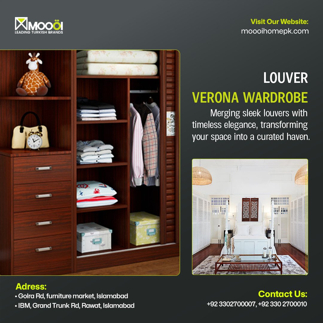 Moooihome1's tweet photo. Elegance is an attitude, and Louver Verona wardrobe is the key to unlocking it.👜

WhatsApp: https://t.co/Ka9FZUOadh
Website: https://t.co/ySeG2O1bAk

#interiordesign #design #interior #homedecor #architecture #home #decor #interiors #homedesign #art #interiordesigner #furniture https://t.co/iGMLSko6iR