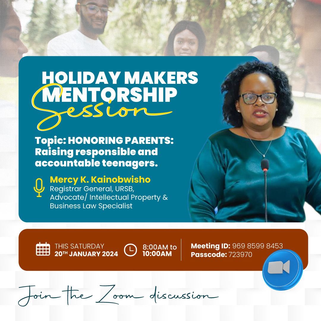 Mercykains's tweet image. Dear Parents &amp;amp; Guardians, Please allow your teens and twenties to join us in this conversation. Let us raise a responsible &amp;amp; accountable generation. Detail in the flier below. ursb-go-ug.zoom.us/j/96985998453?…