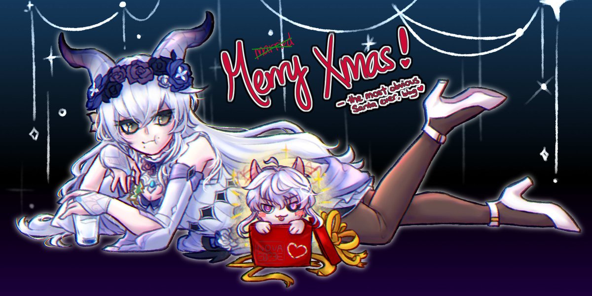 nova_aetherr's tweet photo. Secret Santa for my besties 🥰(that were randomly assigned because RNG apparently knows we're tight I guess??? LOOOOOL) https://t.co/n212FrM4dy