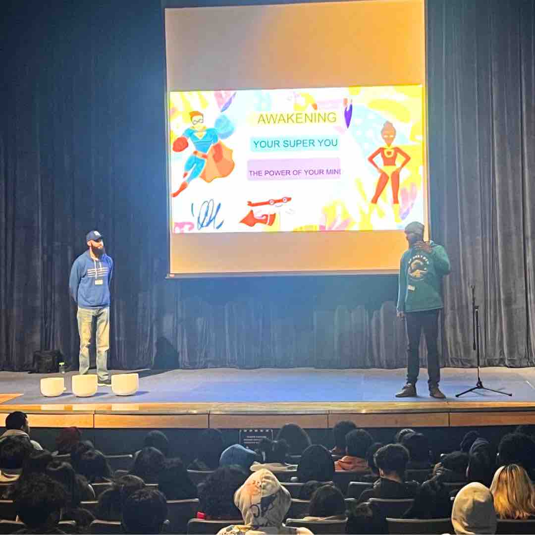KYDS_NJ's tweet photo. We empower generations! Soul grateful we had the incredible opportunity to deliver our ‘Awakening Your Super You!’ assembly to the bright minds at New Brunswick High School. 🎓✨ 

Together, we’re fostering a community of strong, conscious leaders! 💪🏿

#KYDS #SOULutions https://t.co/mcH3k1GCZN