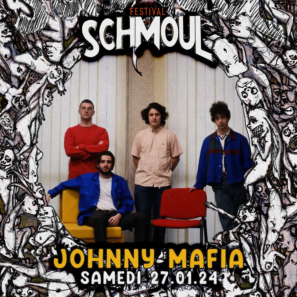 📺 Ce soir , c'est télé avec @JohnnyMafia1 📺
Sur la 14, ce soir à 20h25, ils nous jouent un nouveau titre dans l'émission Culturebox.
Et en live au Schmoul le 27 janvier dans la salle de Bain de Bretagne (35), entre Rennes et Nantes !!