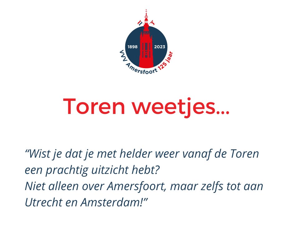 ❄️ Wil je het prachtige uitzicht over een met sneeuw bedekt Amersfoort niet missen? ❄️
Om 14:00 uur kan je nog mee met de torenbeklimming!

Reserveer je tickets hieronder of aan de balie van de VVV 👇🏻

vvvamersfoort.nl/nl/tickets-bes…