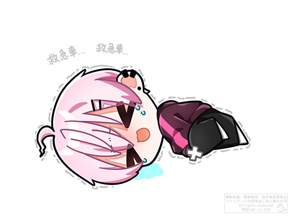 K_ta_000's tweet photo. 🚑💨
#ちょあーと https://t.co/TMnioujfRc