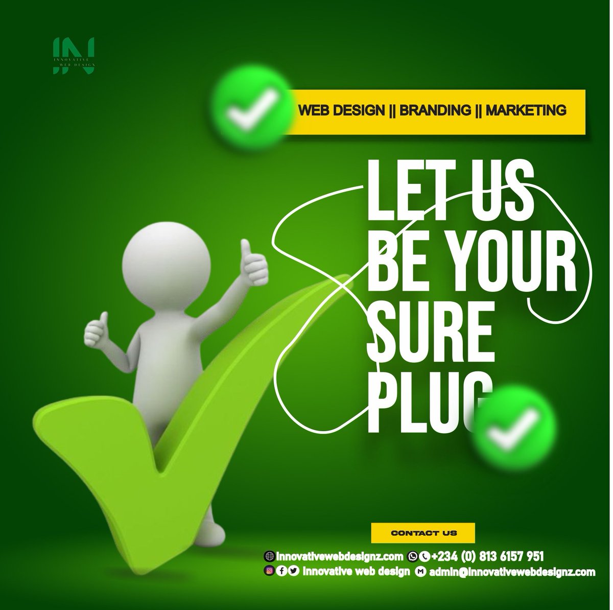 What can we help you 

✅ Create a website for your business?

✅ Redesign your old website?

✅ Resurrect your dead website?

✅ Rank higher on Google?

✅ SEO, etc. 

Mr Beast Bella
Trump Pantami #IceNetwork
Nupe Abuja