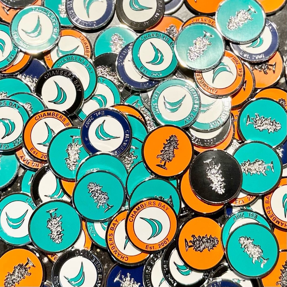 PRG_Golf's tweet photo. Accessories heaven at @ChambersBayGolf, another great #PRGProShop display. 👀
These unique ball markers designed for the Major Championship host, also include the iconic image of their 80-year-old Douglas Fir, the one-and-only tree that resides on the golf course at Chambers Bay. https://t.co/MvdIegRbH9