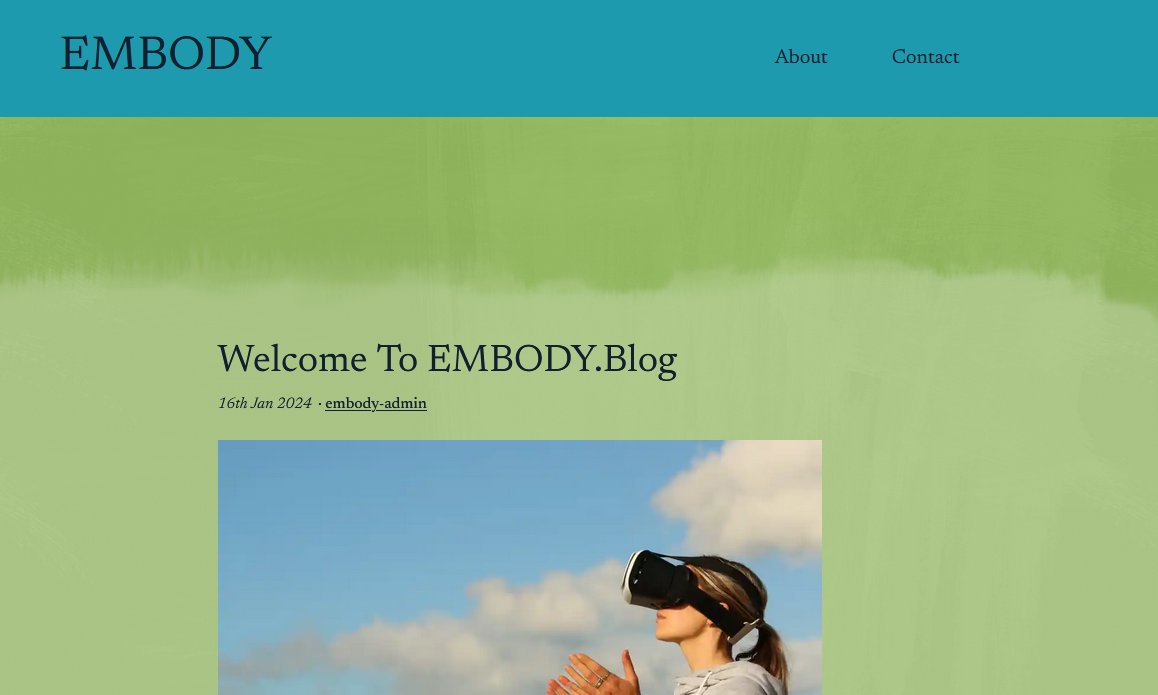 Welcome to Embody.blog, a space where I'll be reflecting on research found at the intersection of #embodiment, #VR and #dissociation. Check out my first blog post where I detail the blog's mission statement, and keep an eye out for more soon!