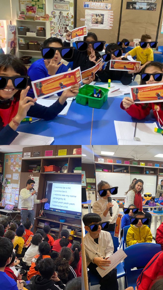 annieda76370991's tweet photo. We got our #Year4s hooked to #performancepoetry and how!
-Engaged with the rap style of performance through a #Rapconcert
-History & origin of rap poems.
-Exploring the use of onomatopoeia, rhyme & rhythm using body percussions.
#creativethinking #rappoems #literacylessons https://t.co/l2H9G2tpiV