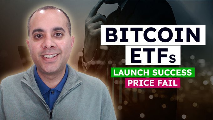 ￼NEW VIDEO￼ Bitcoin ETFs: Launch Success, Price Fail Nik breaks down one of the most historic weeks for #bitcoin￼ since its genesis block.