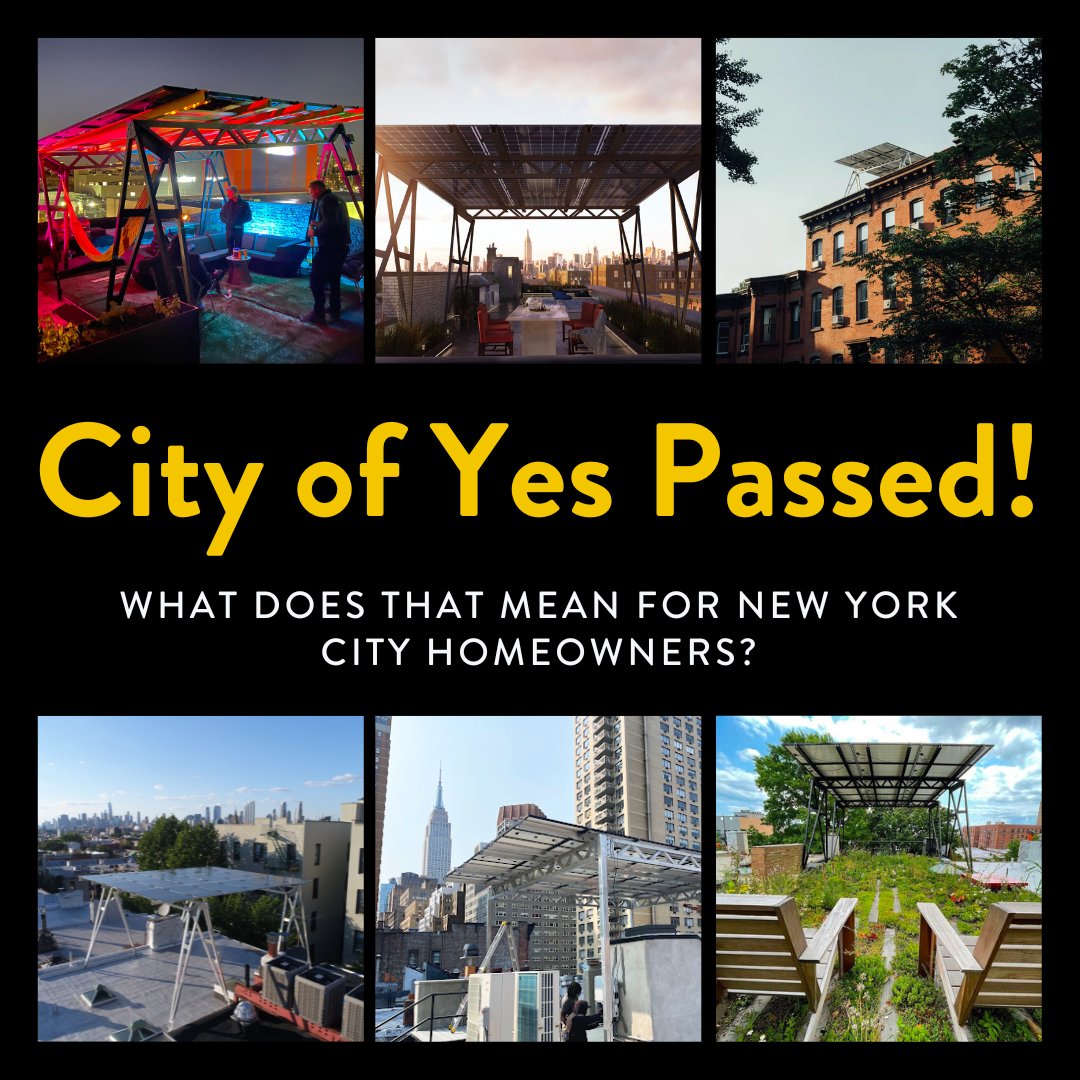 bksolarworks's tweet photo. With the passing of the City of Yes at the end of 2023, solar energy for NYC homeowners has become even more accessible! Learn more about the City of Yes and see how much #SolarEnergy your home can create: https://t.co/jcNKVYi3JQ
#CityOfYes #SolarNYC #TechnologyNYC https://t.co/NawRx0ec56